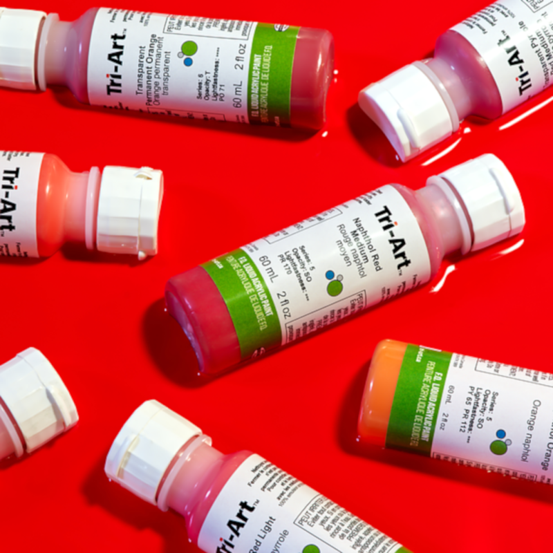 various paints from Tri Art